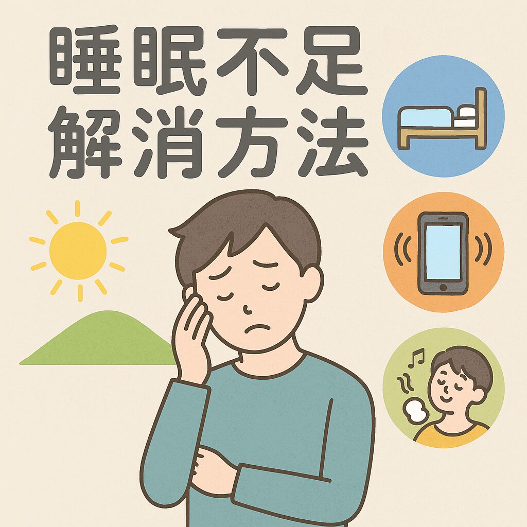 睡眠不足の解消方法